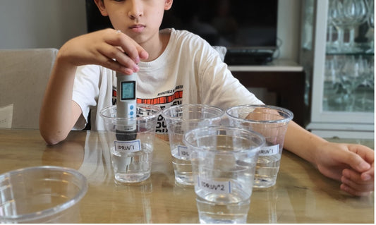 Effect of UV Irradiation for Remaining Water from Drinking