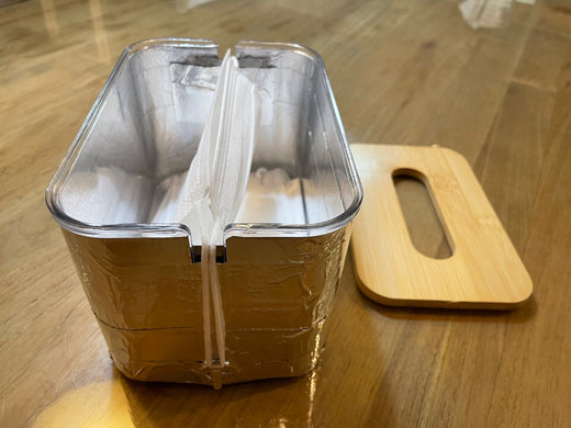 Eco-friendly Mask Waste Bin with Strap Cutter